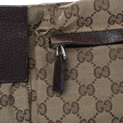 Gucci Monogram Web Belt Bag Dark Brown 14 of 15