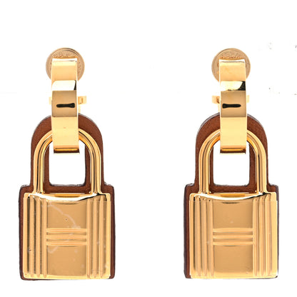 Hermes Swift O'Kelly Earrings Gold 1 of 7