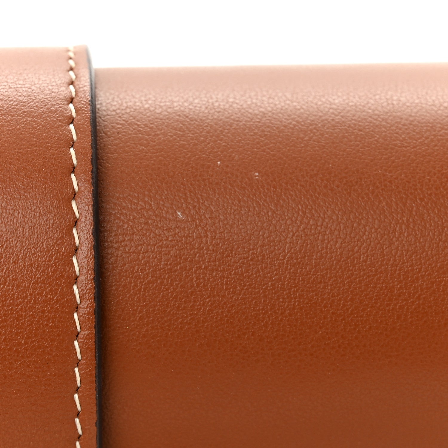 Celine Smooth Calfskin Tabou Clutch On Strap Tan 10 of 10