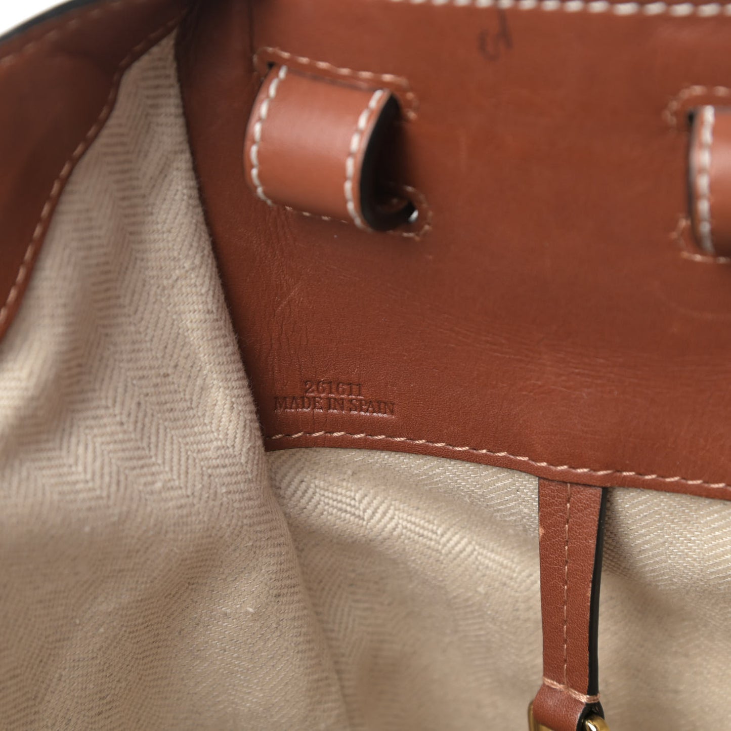 Calfskin Small Hammock Shoulder Bag Tan
