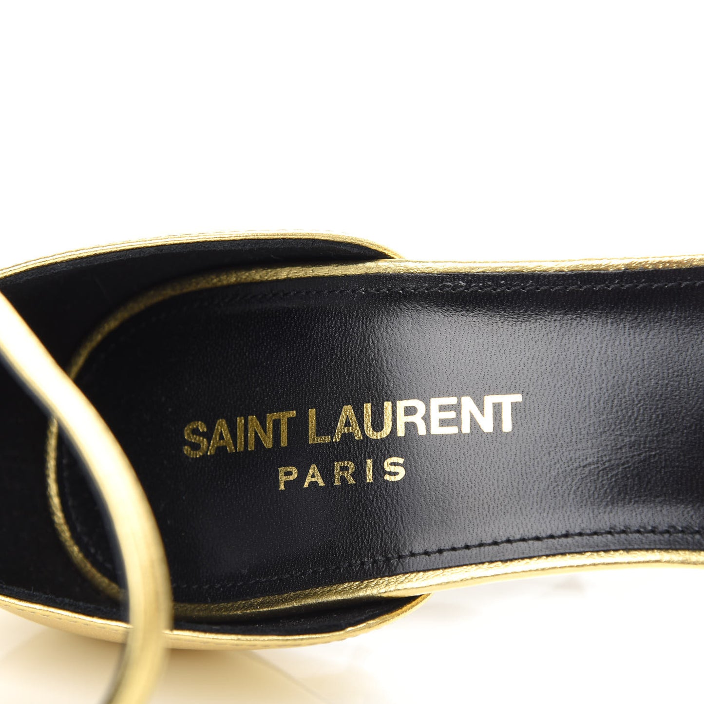 Calfskin Opyum Sandals 38 Oro