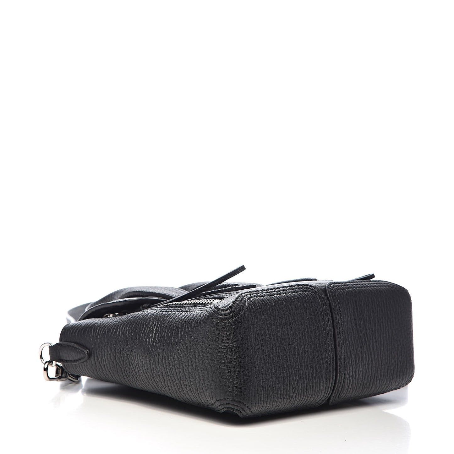 3.1 Textured Calfskin Mini Pashli Satchel Black