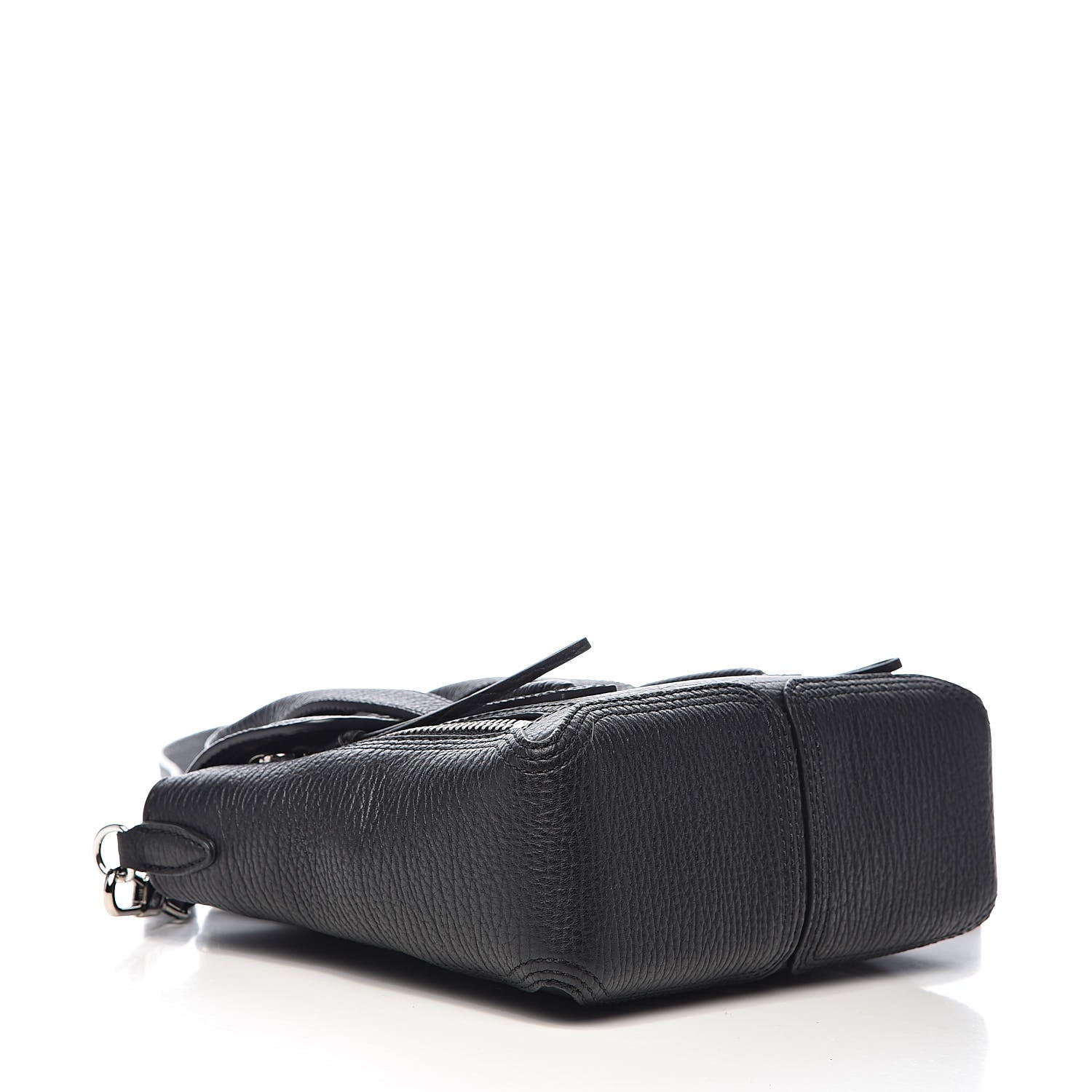 3.1 Phillip Lim 3.1 Textured Calfskin Mini Pashli Satchel Black 4 of 9