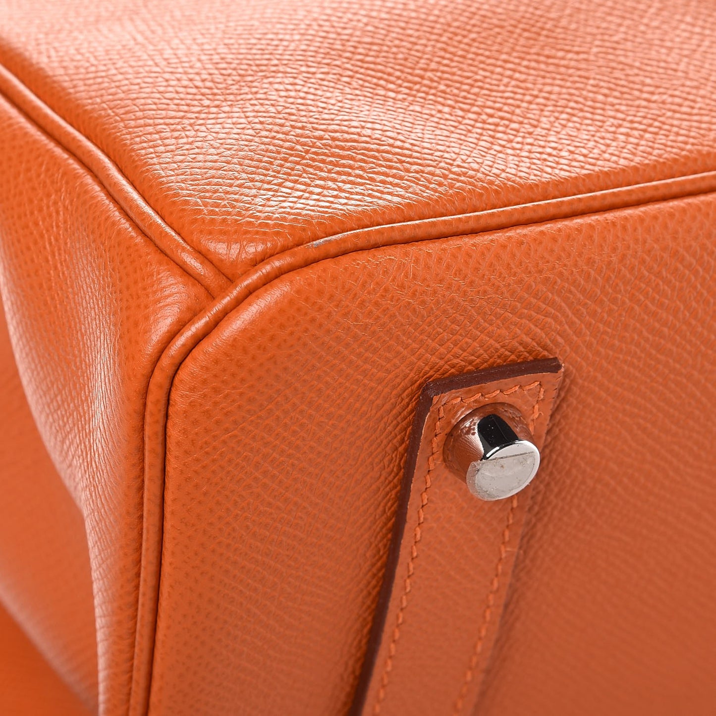 Epsom Birkin 35 Orange