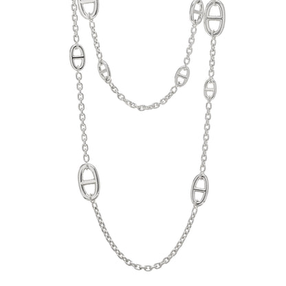 Hermes Sterling Silver Farandole Necklace 120 1 of 4