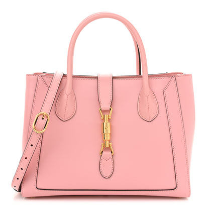 Gucci Boarded Plutone Calfskin Medium Jackie 1961 Tote Wild Rose 1 of 11