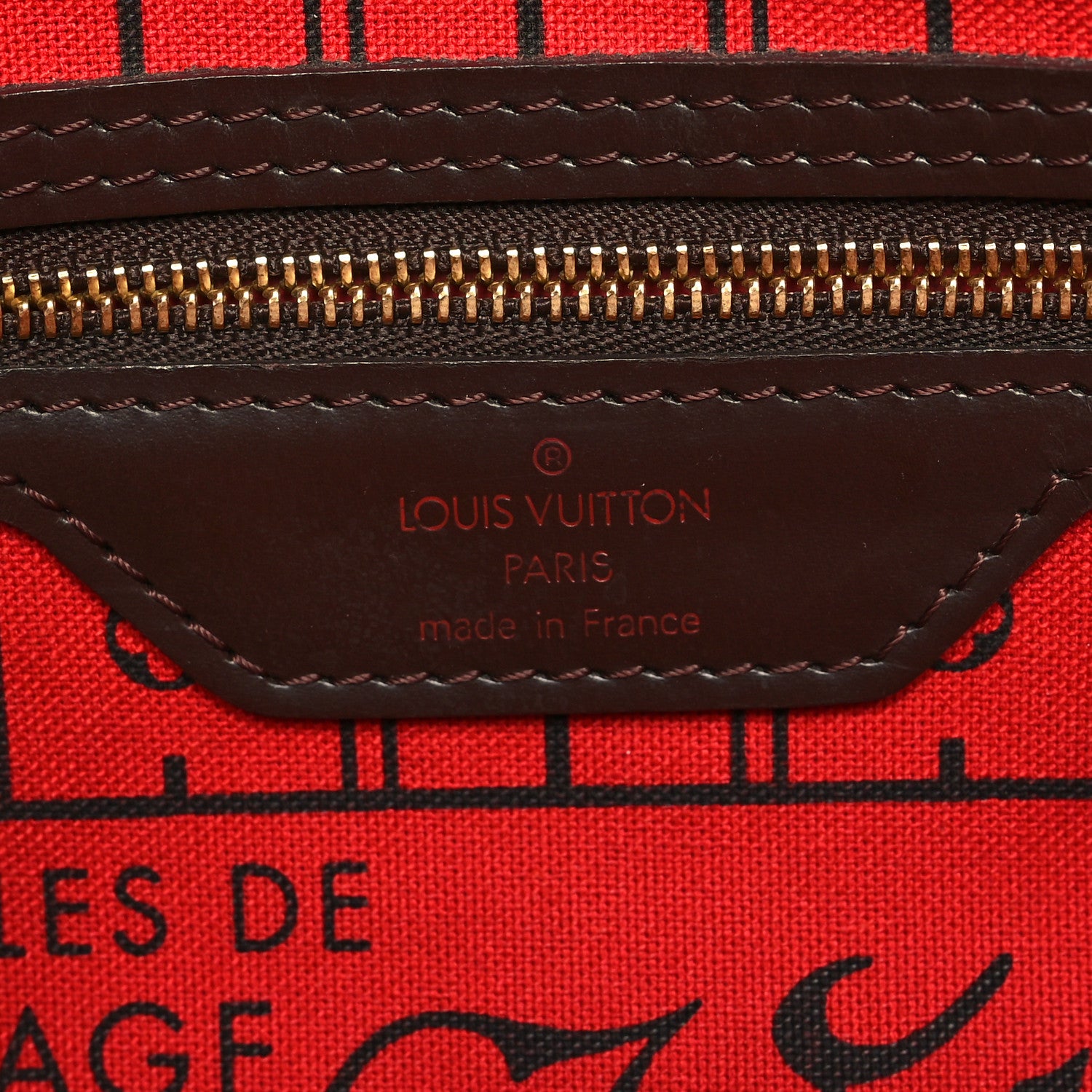 Louis Vuitton Damier Ebene Neverfull PM 6 of 10