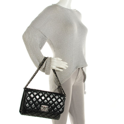 Chanel Glazed Calfskin Quilted Soft Boy Flap Black 2 of 8