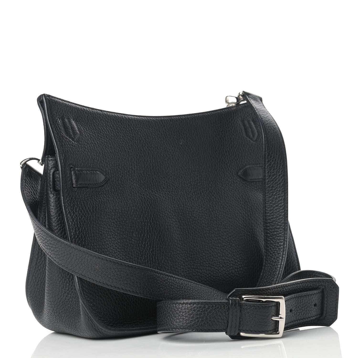 Hermes Taurillon Clemence Jypsiere 28 Black 3 of 20