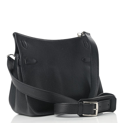 Hermes Taurillon Clemence Jypsiere 28 Black 3 of 20