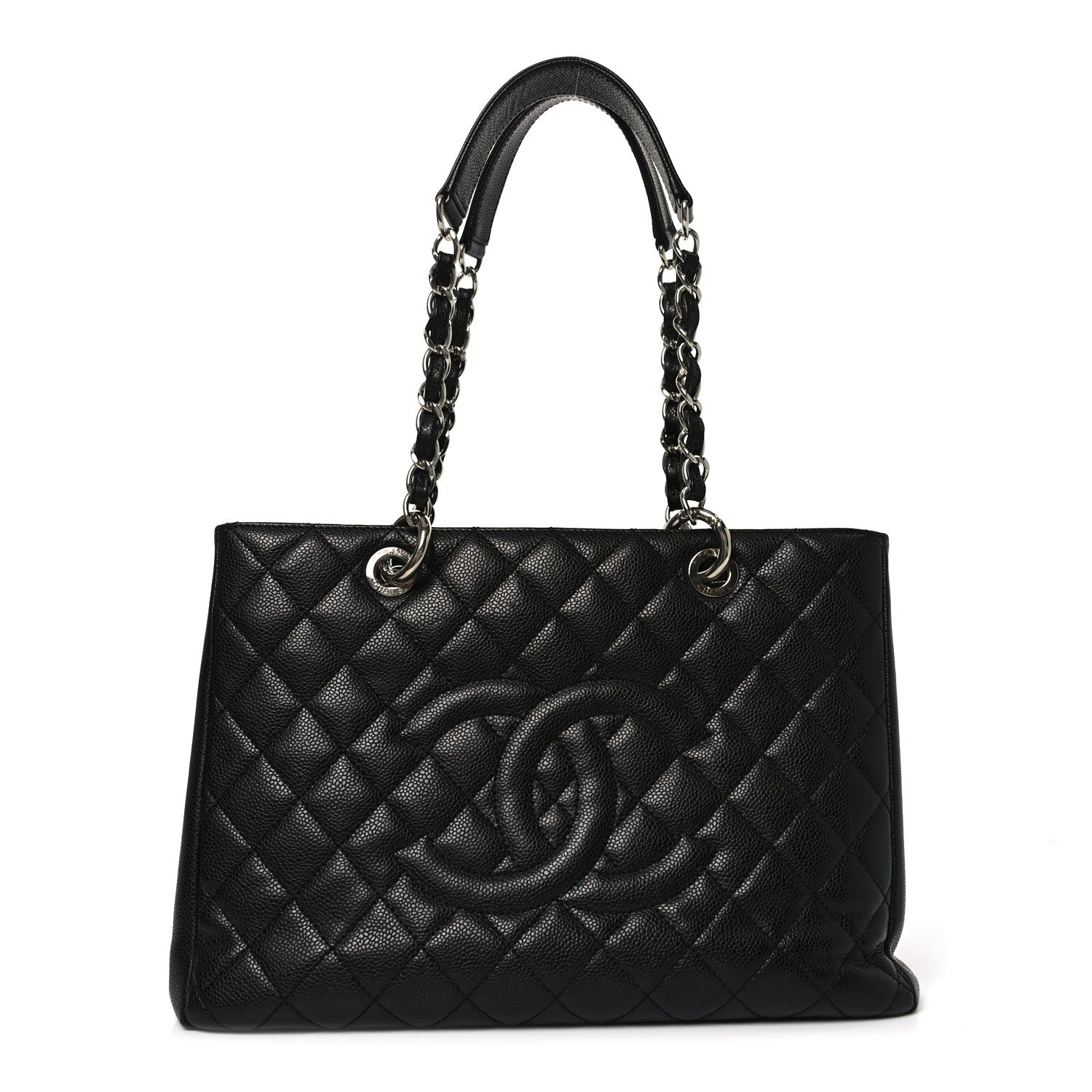 Chanel Caviar Quilted Grand Shopping Tote GST Black 1 of 9