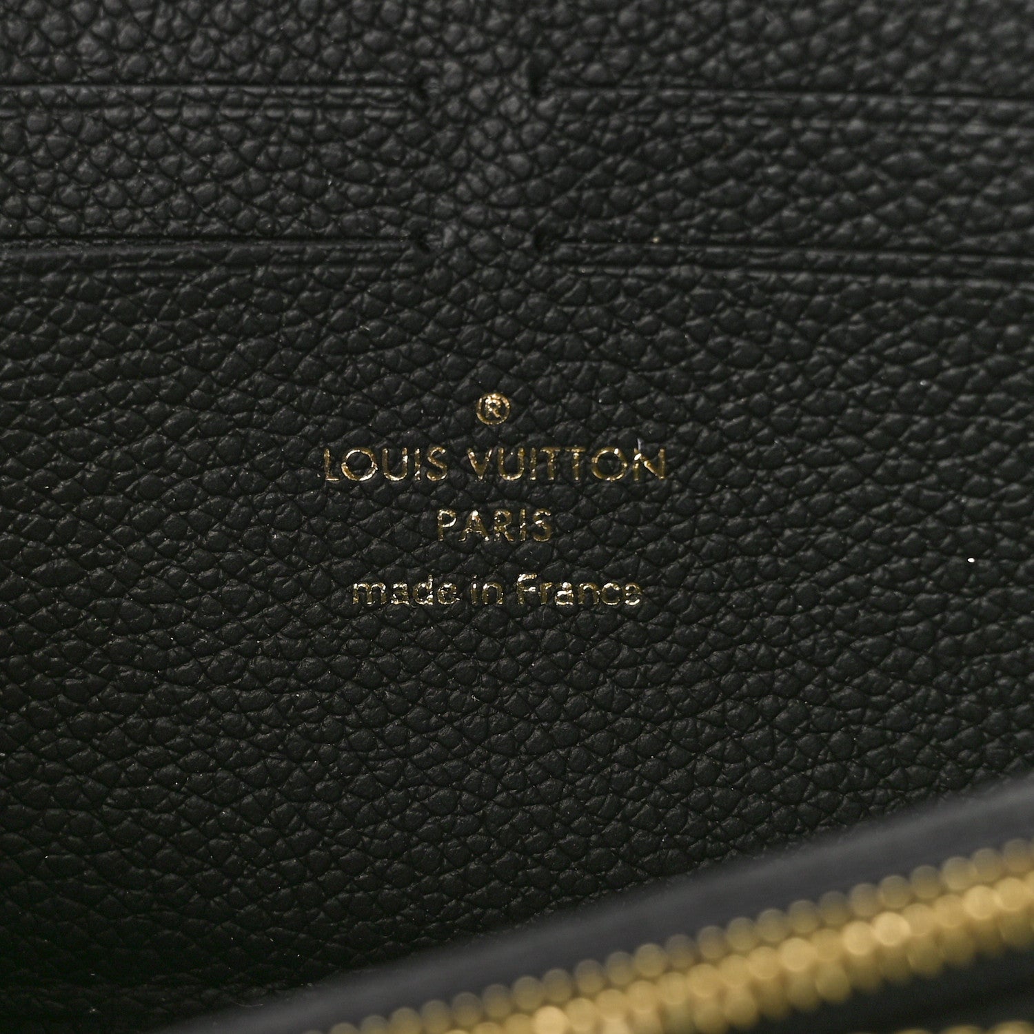 Louis Vuitton Empreinte Clemence Wallet Black 6 of 9