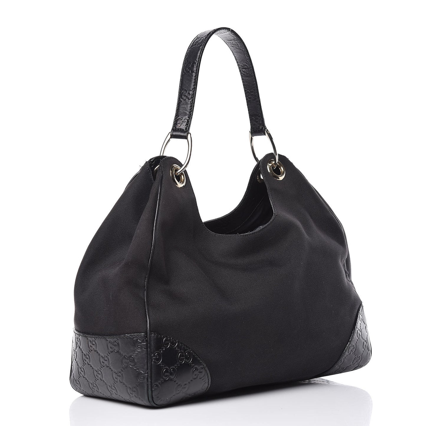 Canvas Guccissima Hobo Black