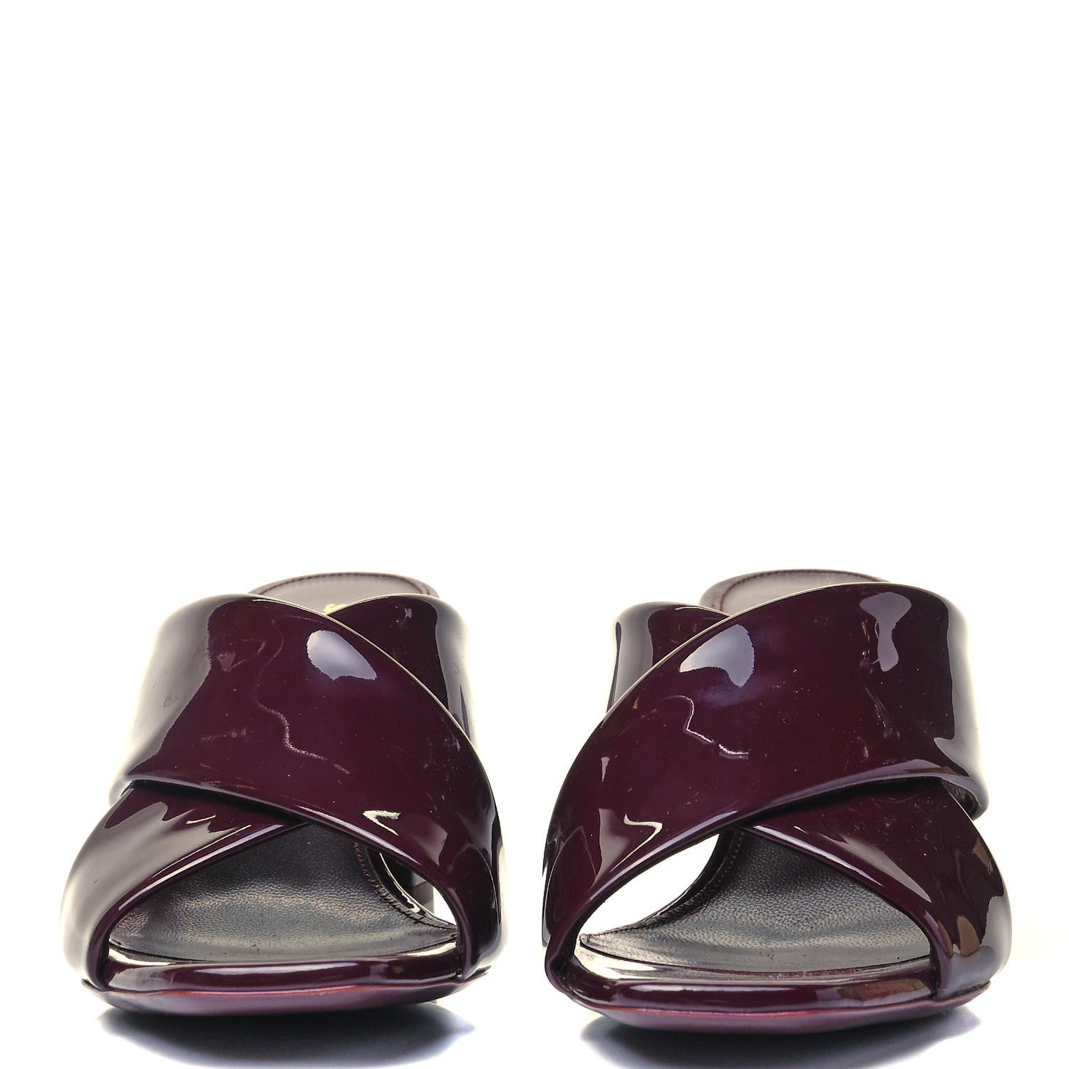 Saint Laurent Patent LouLou Mules 38 Barolo 2 of 7