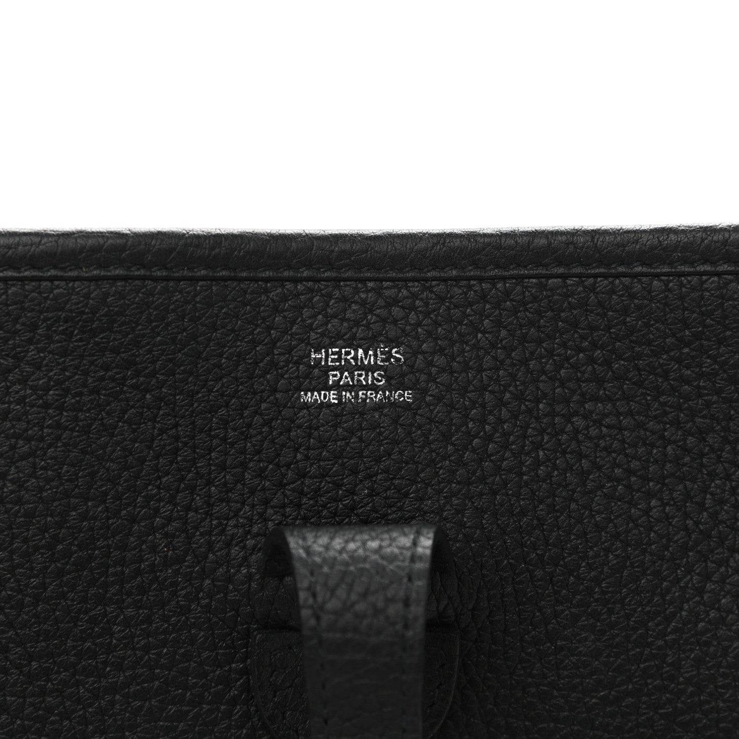 Hermes Taurillon Clemence Evelyne III PM Black 6 of 10