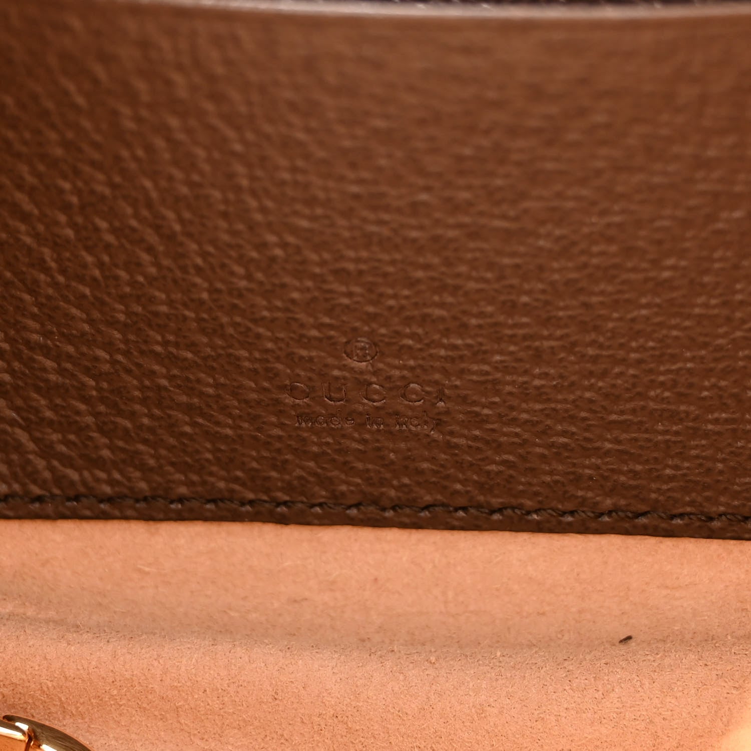 Gucci Monogram Jumbo GG Textured Dollar Calfskin Web Mini Ophidia Half Moon Hobo Camel Ebony New Acero 6 of 9