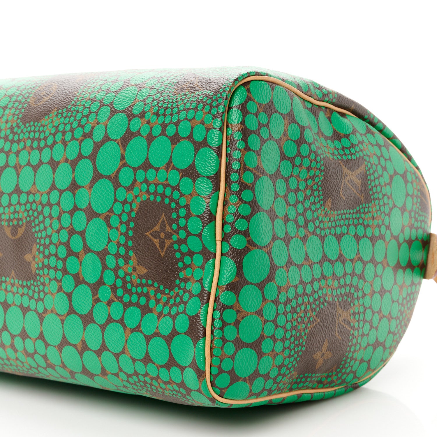 Louis Vuitton Monogram Kusama Town Speedy 30 Green 13 of 15