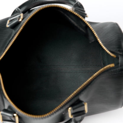 Louis Vuitton Epi Speedy 25 Black 5 of 13