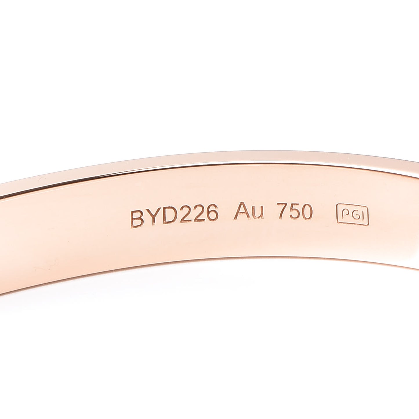 18K Pink Gold LOVE Bracelet 16