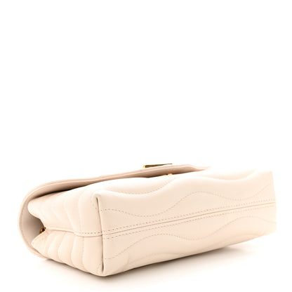 Louis Vuitton Calfskin LV New Wave Chain Bag Ivory 4 of 9