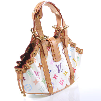 Louis Vuitton Monogram Multicolor Theda PM White 3 of 7