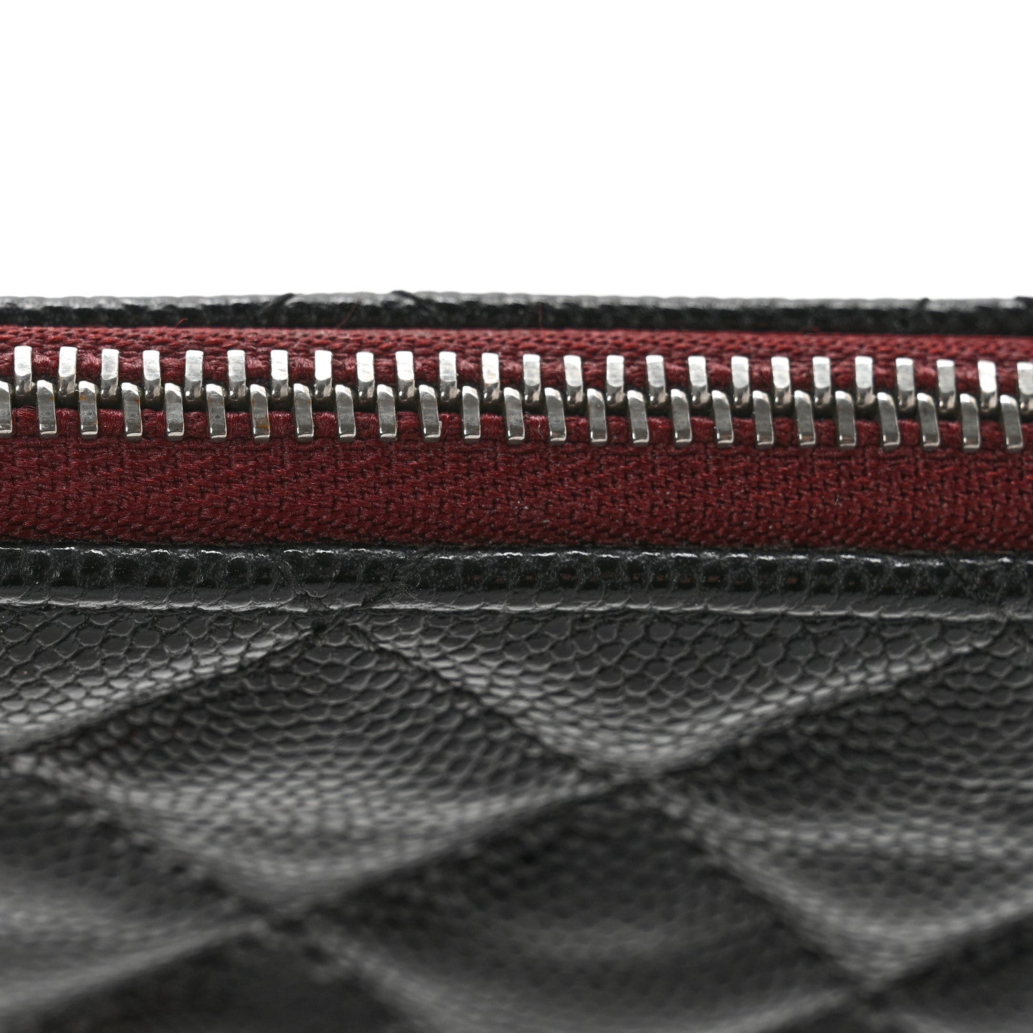 Chanel Caviar Quilted Small Cosmetic Case Black 9 of 11
