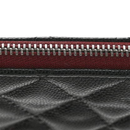 Chanel Caviar Quilted Small Cosmetic Case Black 9 of 11