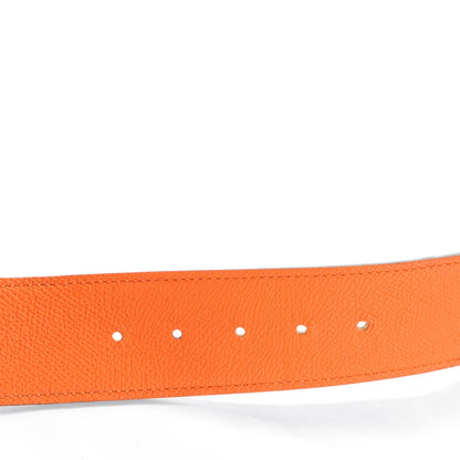 Hermes Epsom 42mm Constance2 H Belt 95 Orange Gold 4 of 6