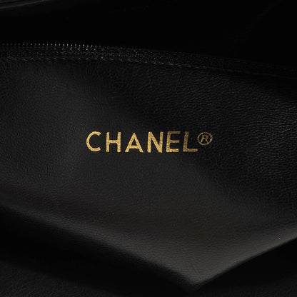 Chanel Lambskin Quilted Large Shoulder Bag Black 6 of 7