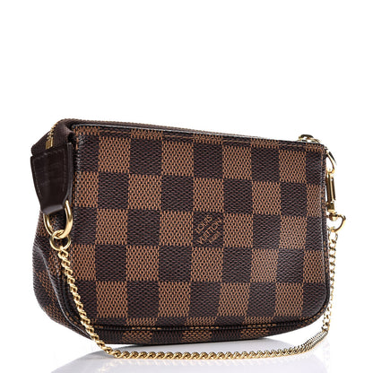 Louis Vuitton Damier Ebene Mini Pochette Accessories 3 of 7
