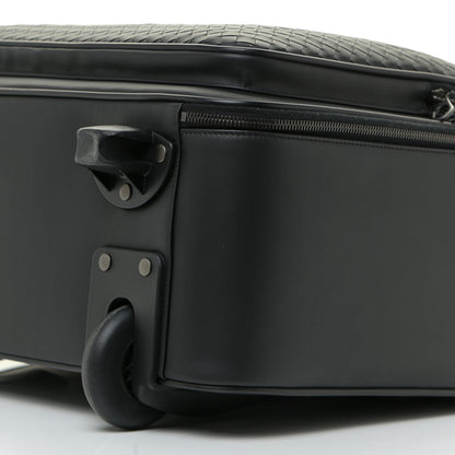 Bottega Veneta Nappa Intrecciato Carry On Luggage Black 17 of 50