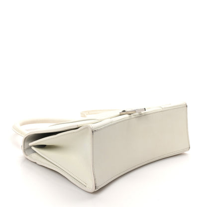 Balenciaga Grained Calfskin Medium Hourglass Top Handle Bag White 4 of 12