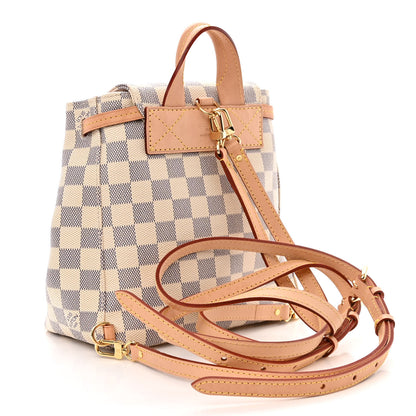 Louis Vuitton Damier Azur Sperone BB Backpack 3 of 10