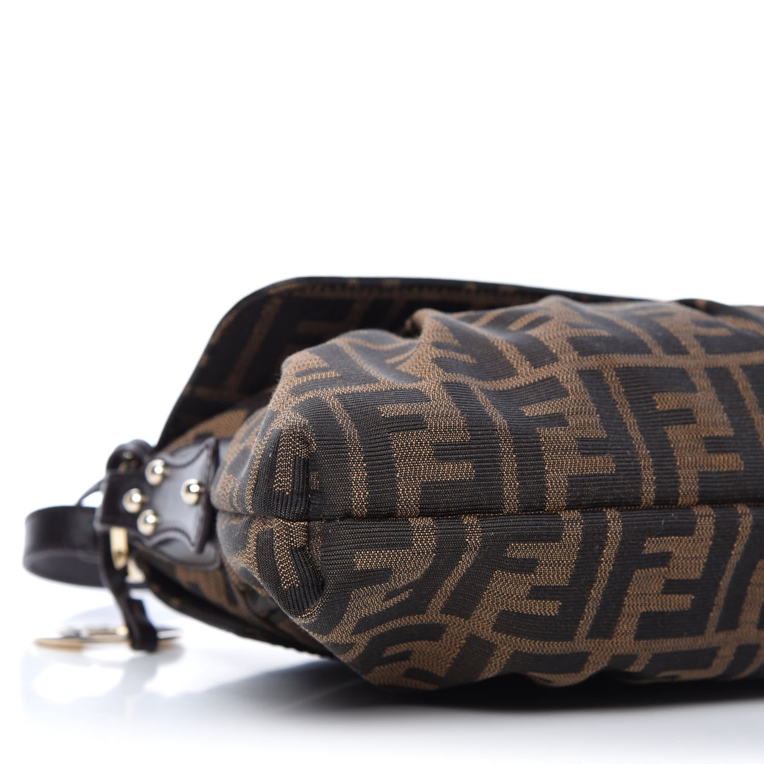 Fendi Zucca Small Chef Shoulder Bag Tobacco 6 of 10
