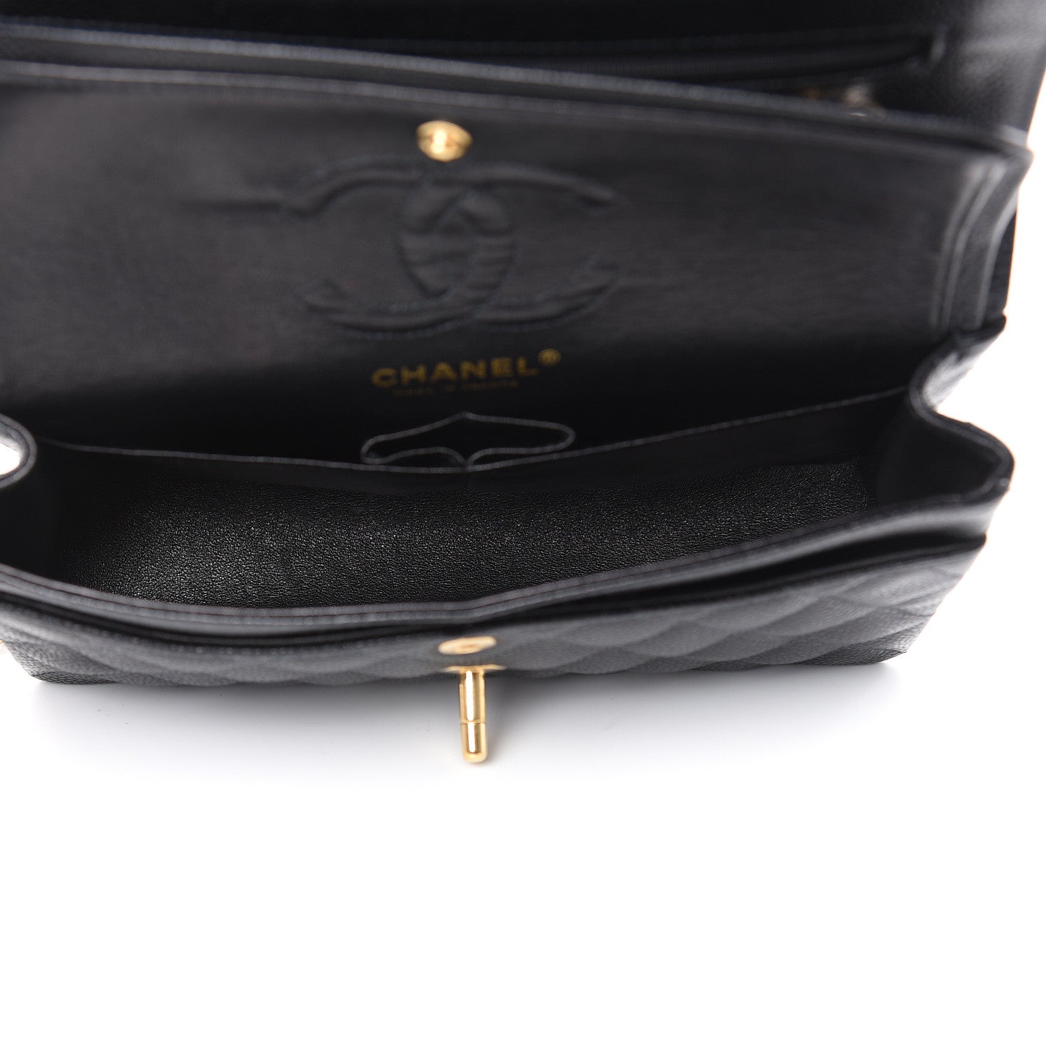 Chanel Caviar Quilted Small Double Flap Black 5 of 13