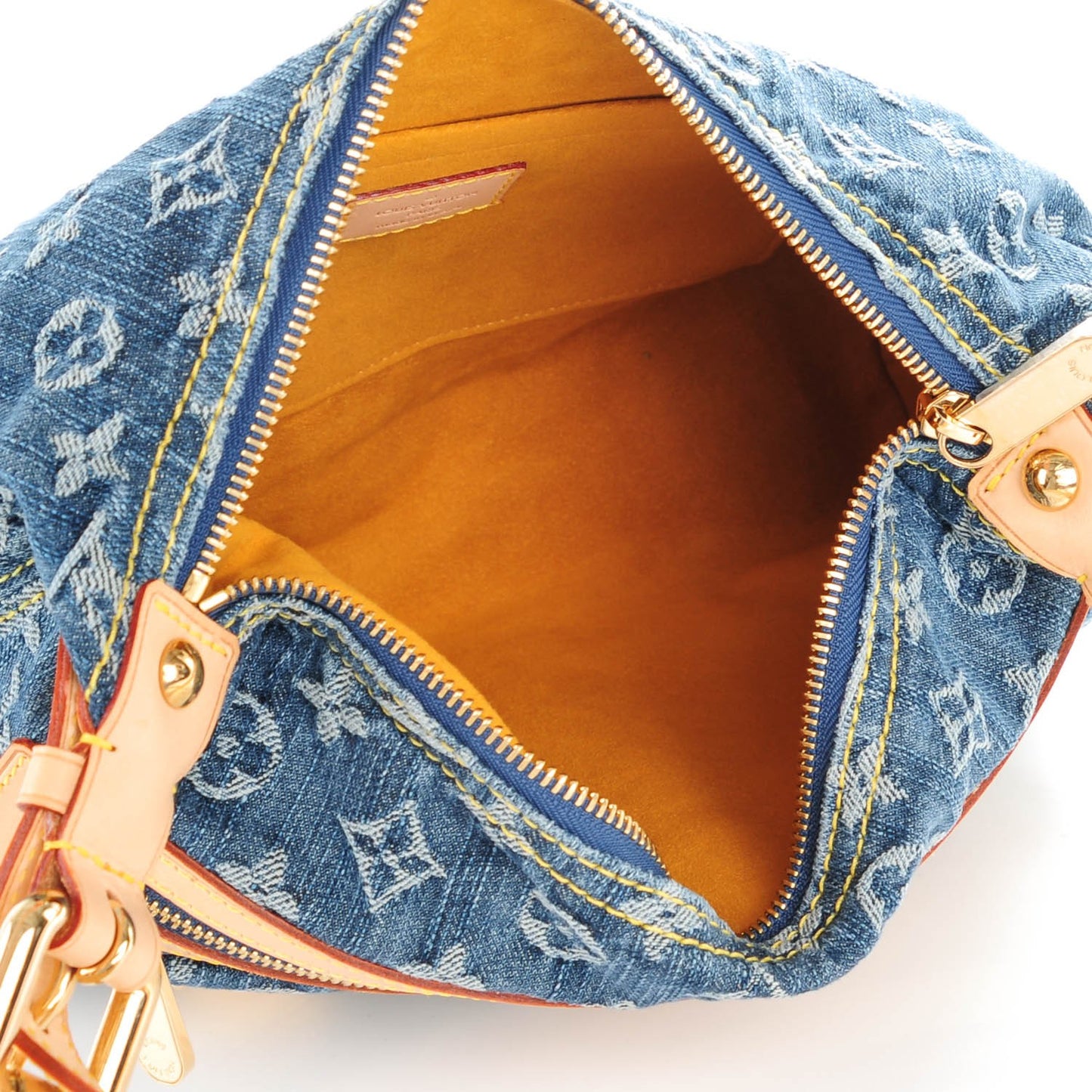 Monogram Denim Baggy PM Blue