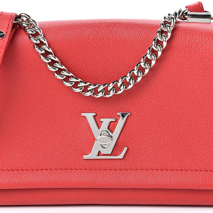 Louis Vuitton Calfskin Lockme II Chain Bag BB Rubis 7 of 11