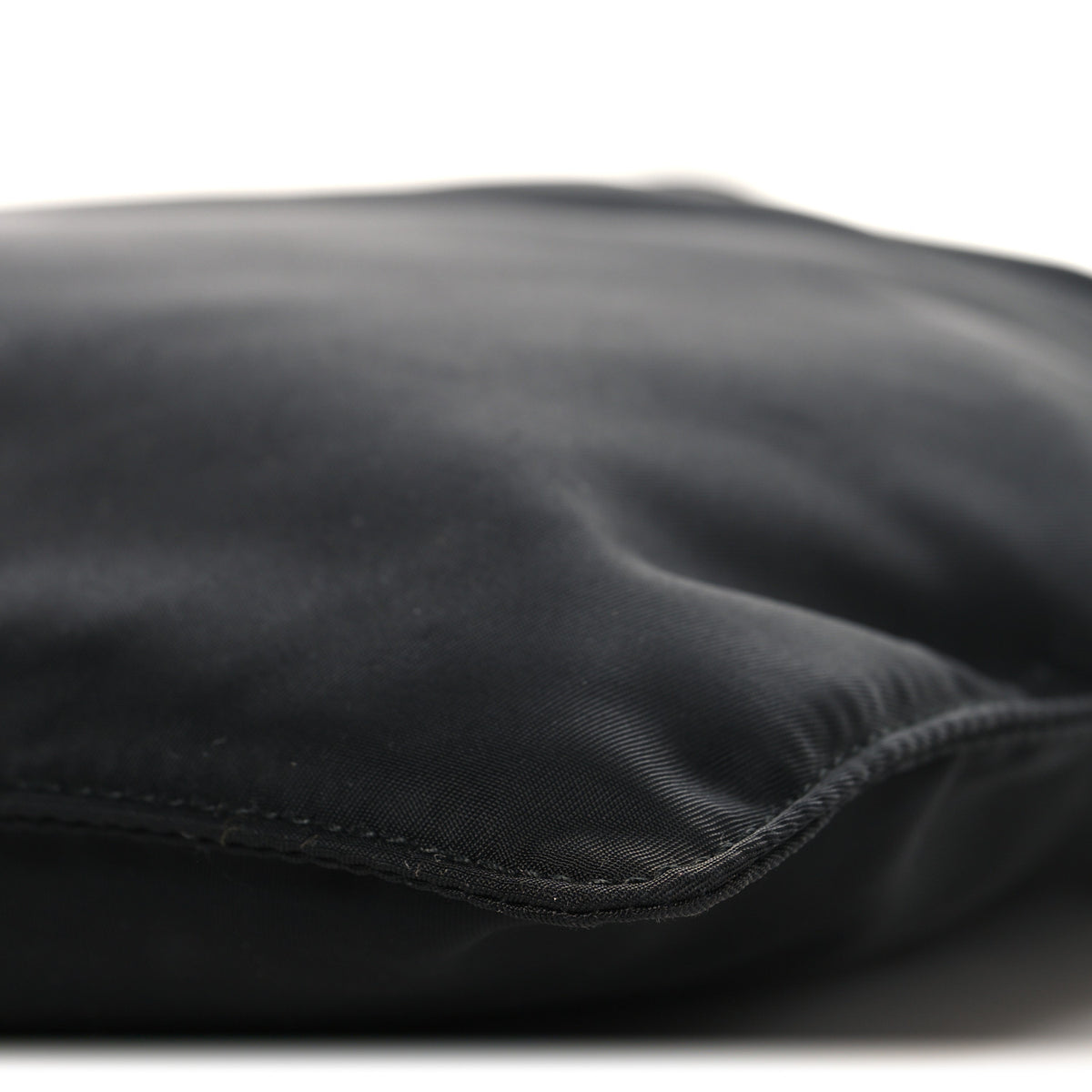Nylon Vela Flat Messenger Bag Black