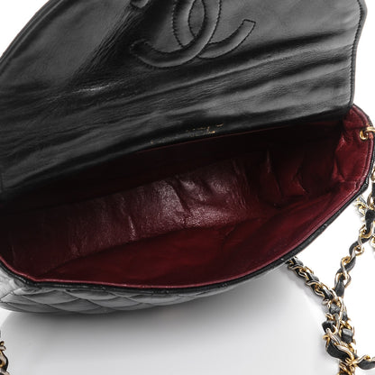 Chanel Lambskin Quilted Shoulder Bag Black 5 of 10