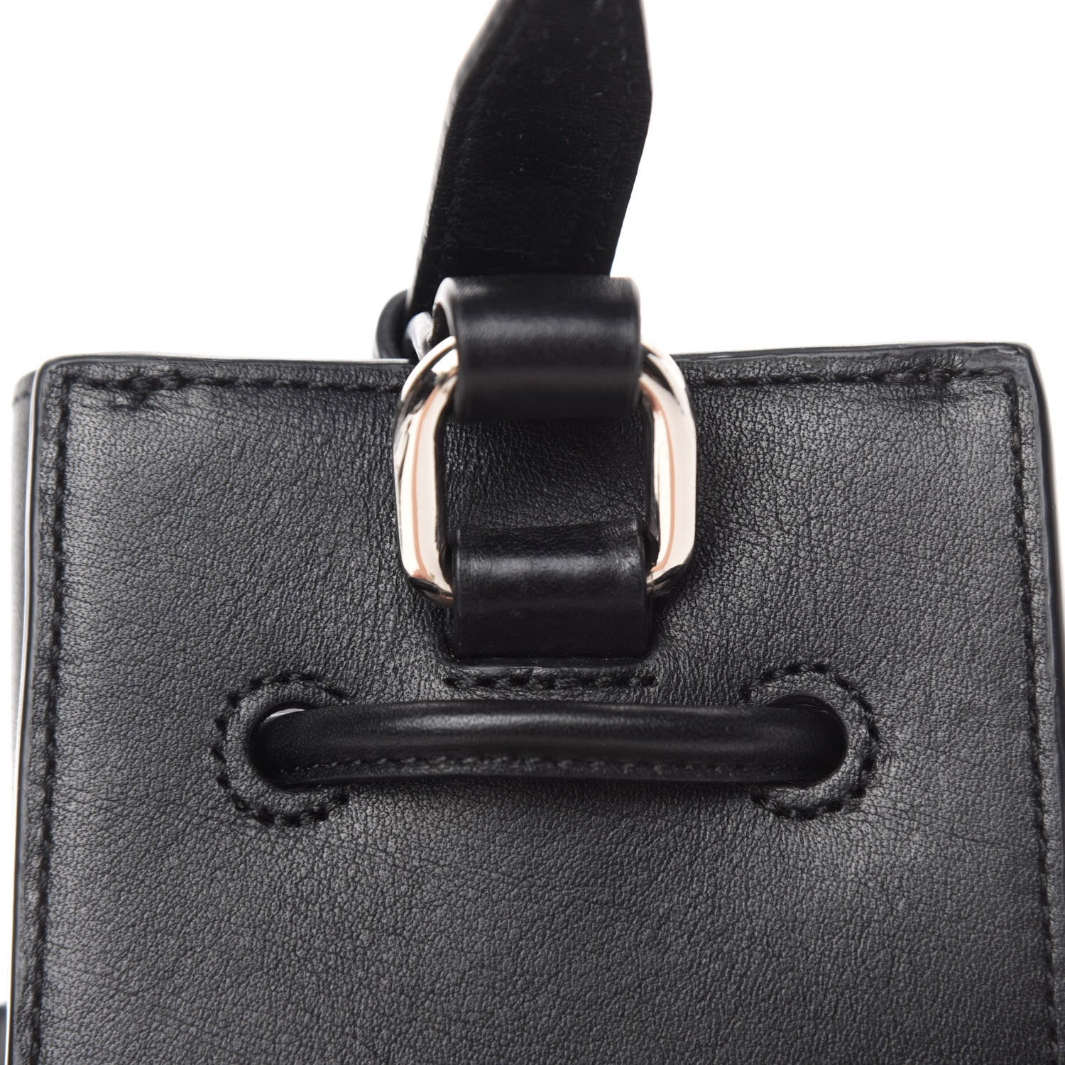 3.1 Phillip Lim Smooth Calfskin Mini Soleil Bucket Bag Black 8 of 12
