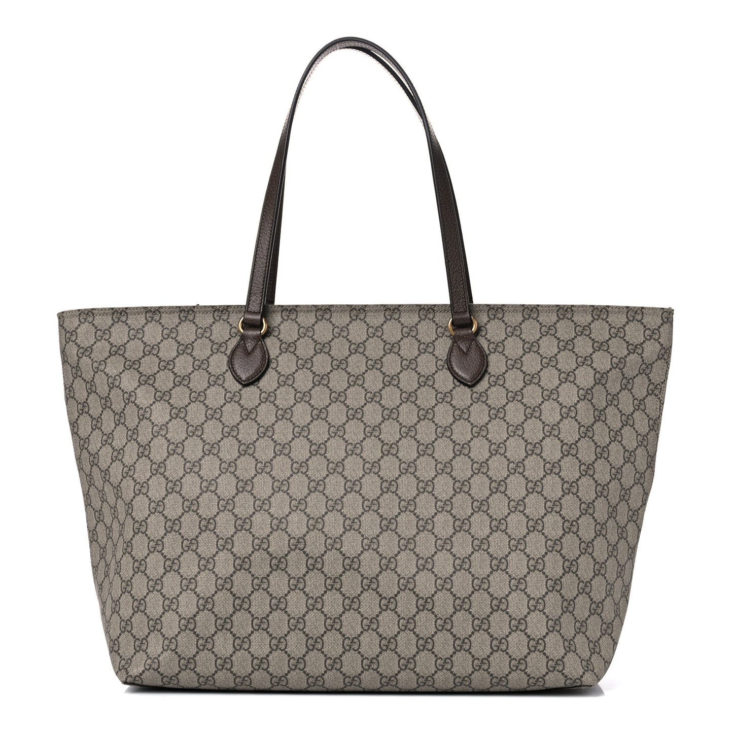 GG Supreme Monogram Medium Ophidia Shopping Tote Ebony