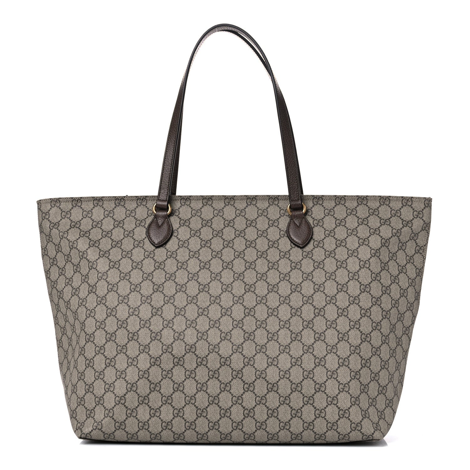 Gucci GG Supreme Monogram Medium Ophidia Shopping Tote Ebony 1 of 8