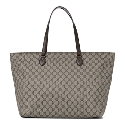 Gucci GG Supreme Monogram Medium Ophidia Shopping Tote Ebony 1 of 8