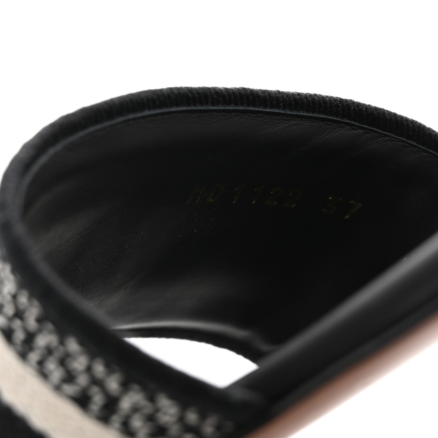 Christian Dior Canvas Embroidered Dway Mules Slide Sandals 37