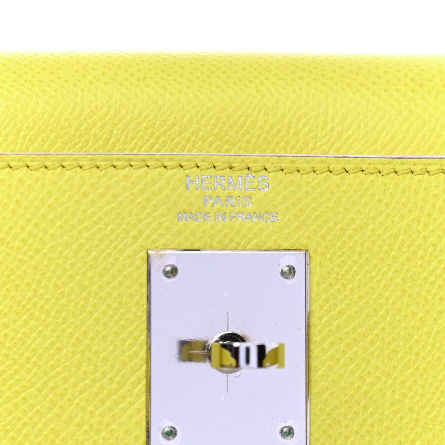 Hermes Epsom Kelly Sellier 32 Soufre 6 of 9