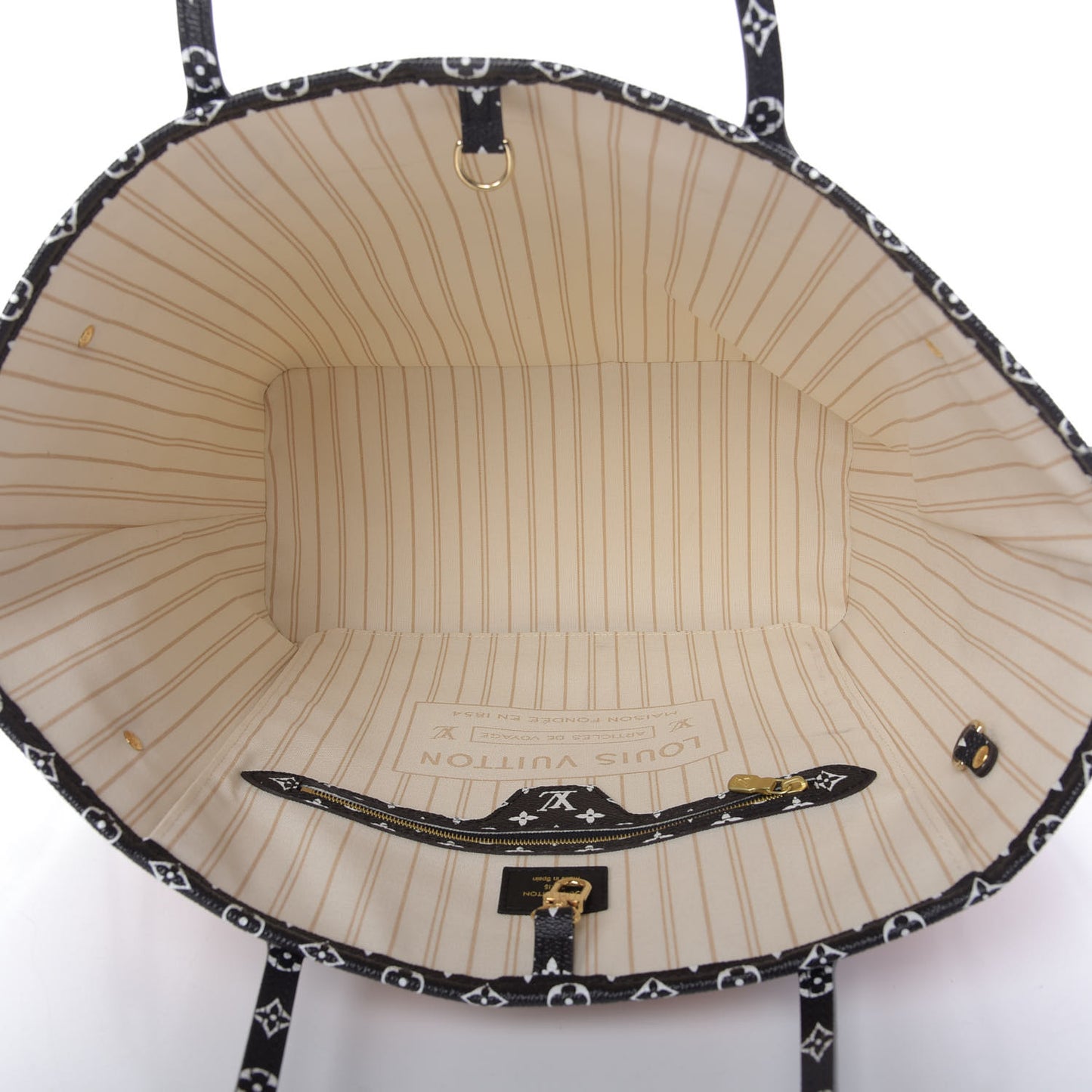 Monogram Giant Jungle Neverfull MM Ivory