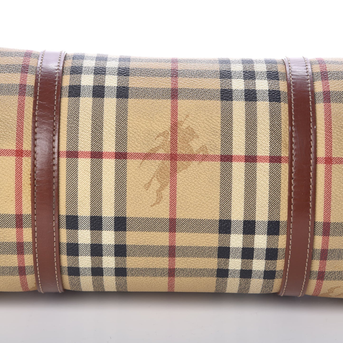 Haymarket Check Barrel Bag Brown