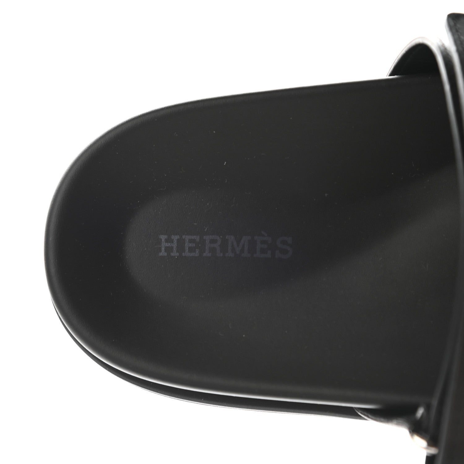 Hermes Canvas Calfskin Mens Chypre Sandals 42 Kaki Black 6 of 10