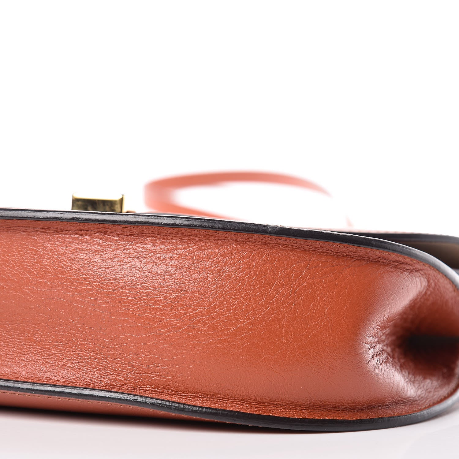 Chloe Calfskin Mini Georgia Crossbody Bag Whiskey 6 of 12