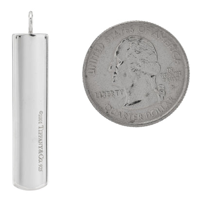 Tiffany Sterling Silver 1837 Bar Pendant 3 of 3